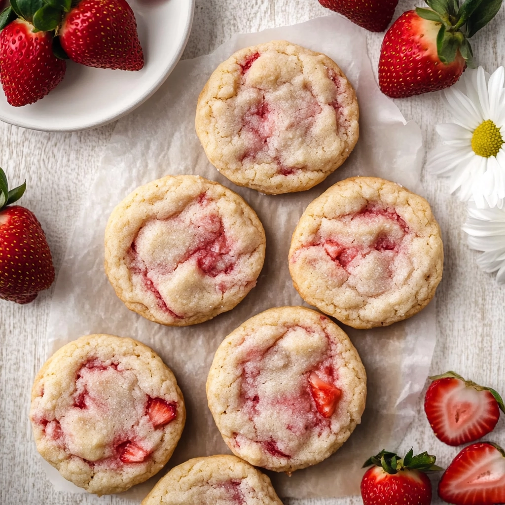 Strawberry Cheesecake Cookies Recipe - Recipe Image