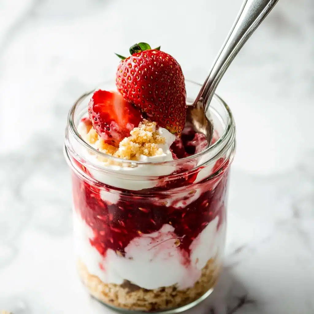 No Bake Cheesecake Jars Recipe - Recipe Image