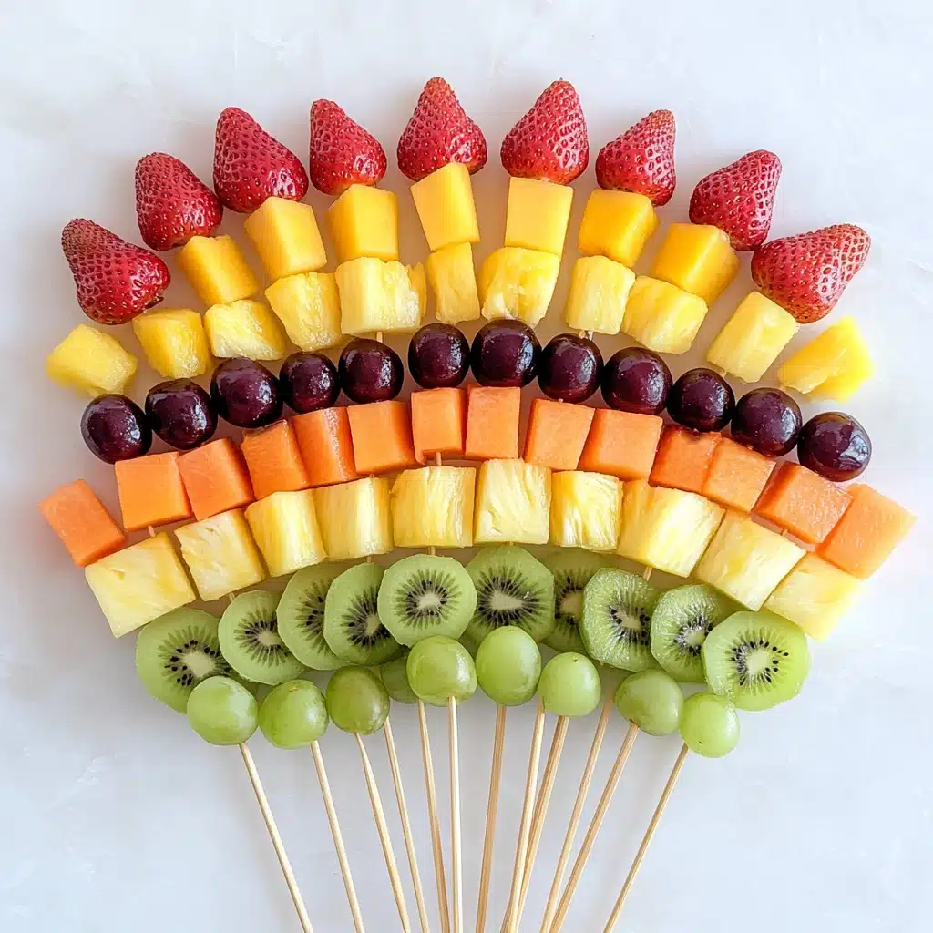 Rainbow Fruit Skewers Recipe - Recipe Image
