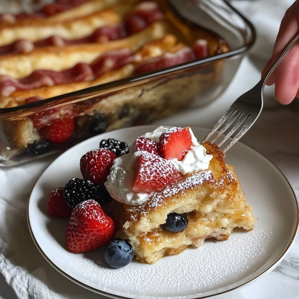 Easy Baked French Toast Casserole Recipe - Recipe Image
