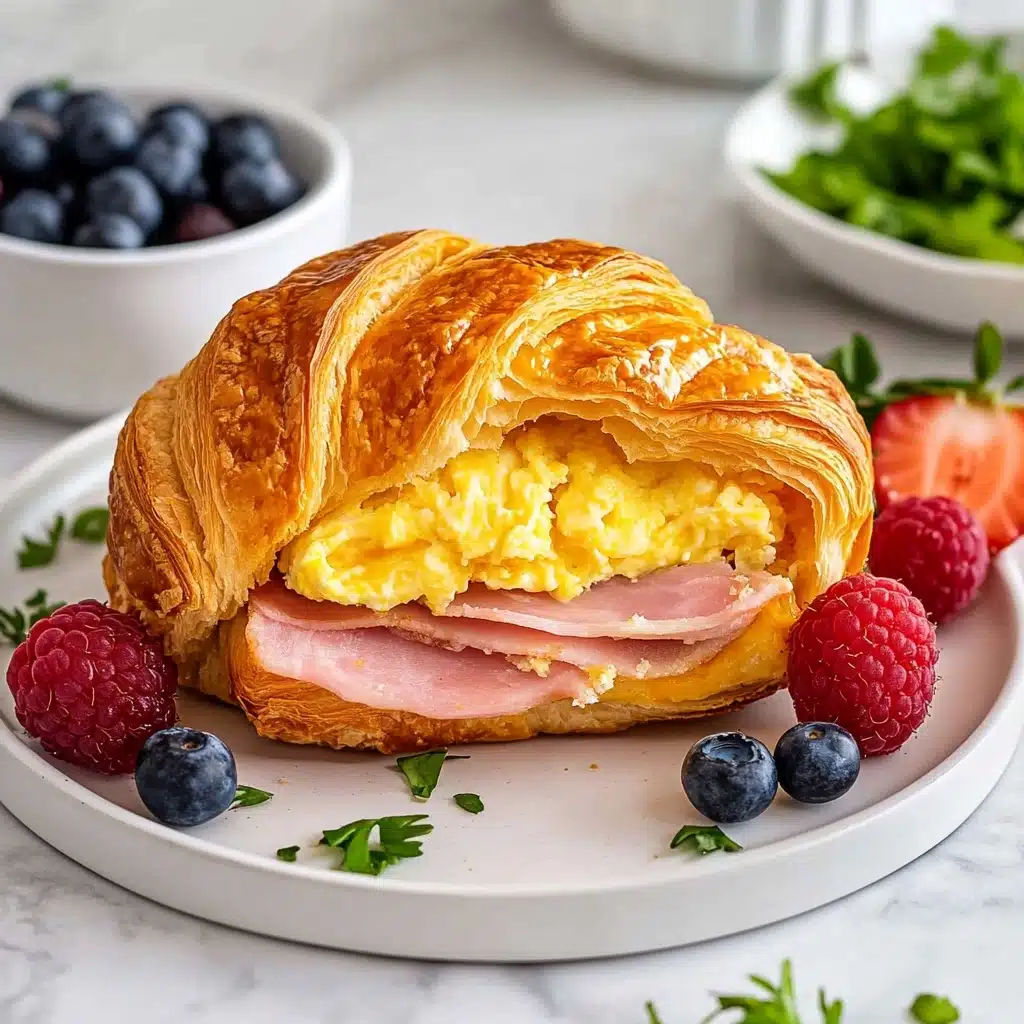 Croissant Breakfast Sandwiches Recipe - Recipe Image
