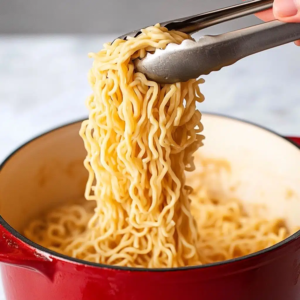 Garlic Butter Ramen Noodles Recipe - Recipe Image