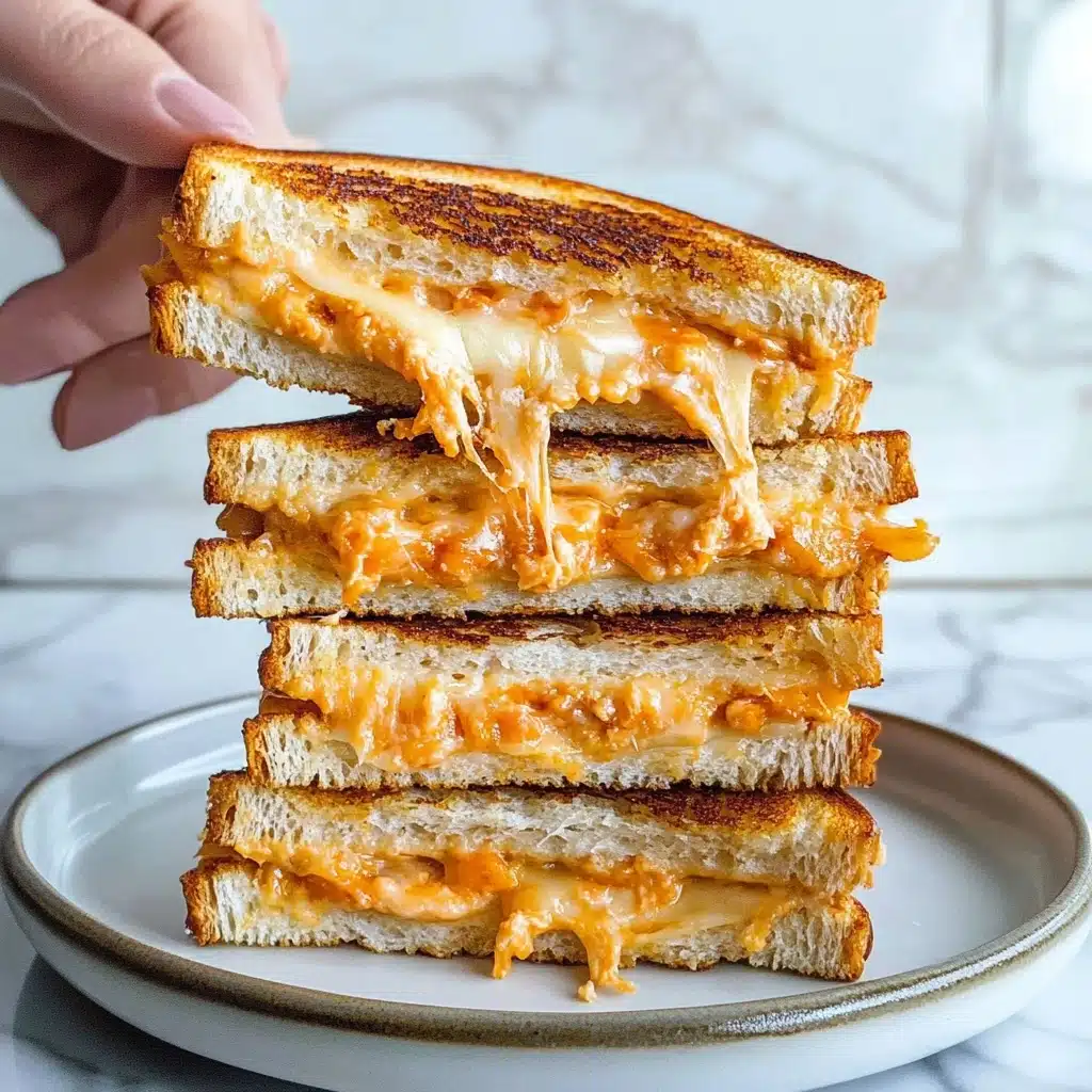 Buffalo Chicken Grilled Cheese Recipe - Recipe Image