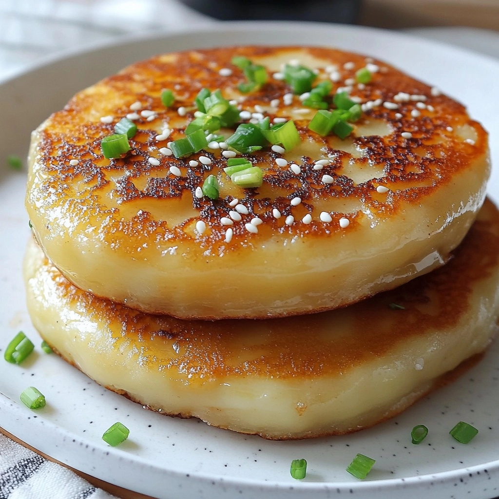 Korean Cheese Pancake Recipe - Recipe Image