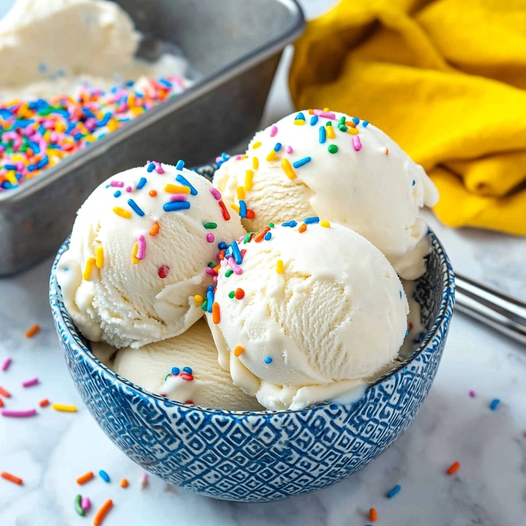 Creamy Vegan Vanilla Ice Cream Recipe - Recipe Image