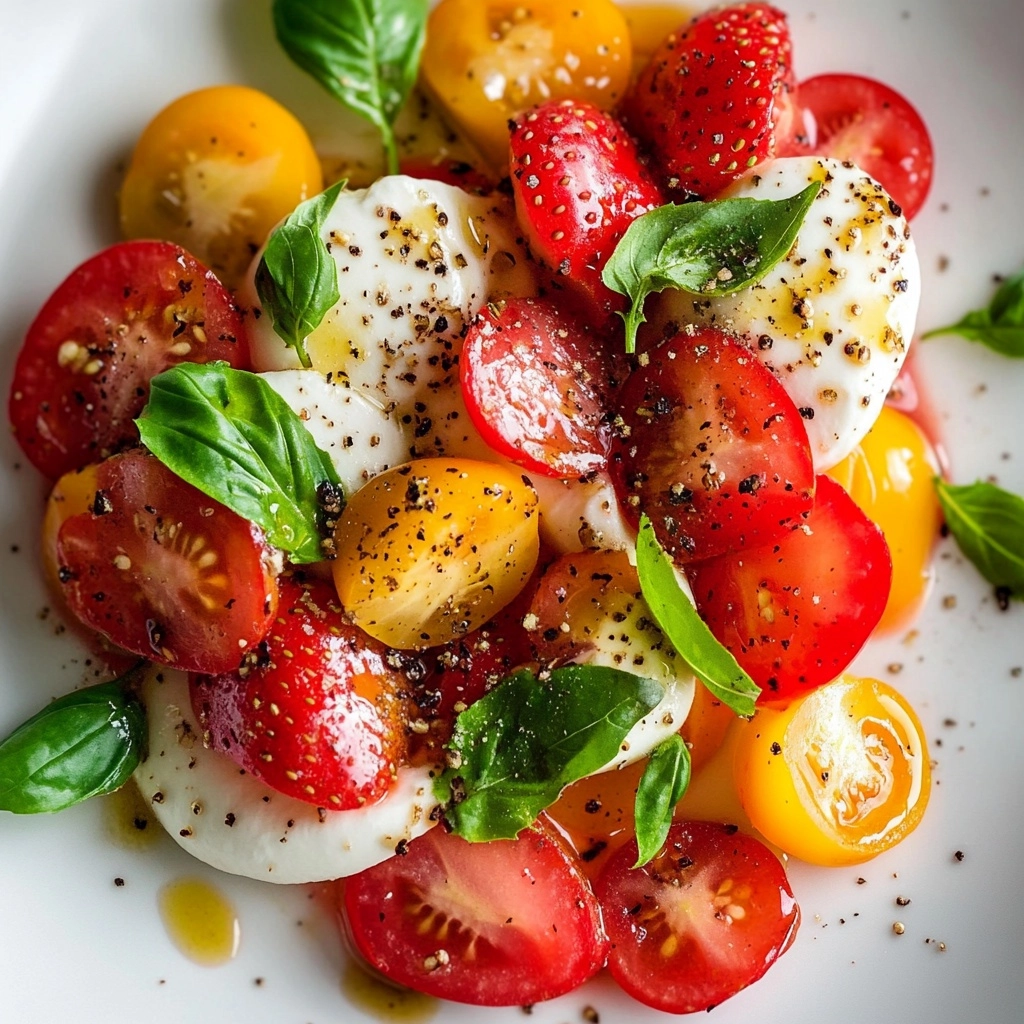 Strawberry Caprese Salad Recipe - Recipe Image