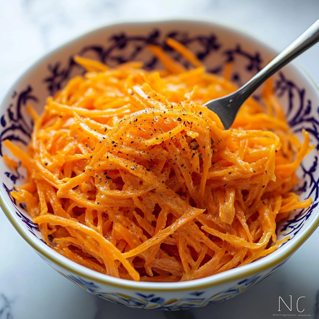 Spicy Korean Carrots Recipe - Recipe Image