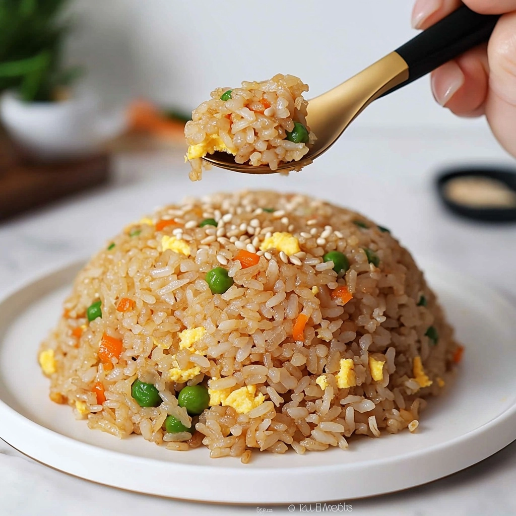 Easy Egg Fried Rice Recipe - Recipe Image