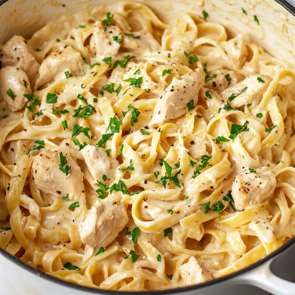 Garlic Parmesan Chicken Pasta Recipe - Recipe Image