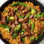 Sticky Beef & Noodles Recipe