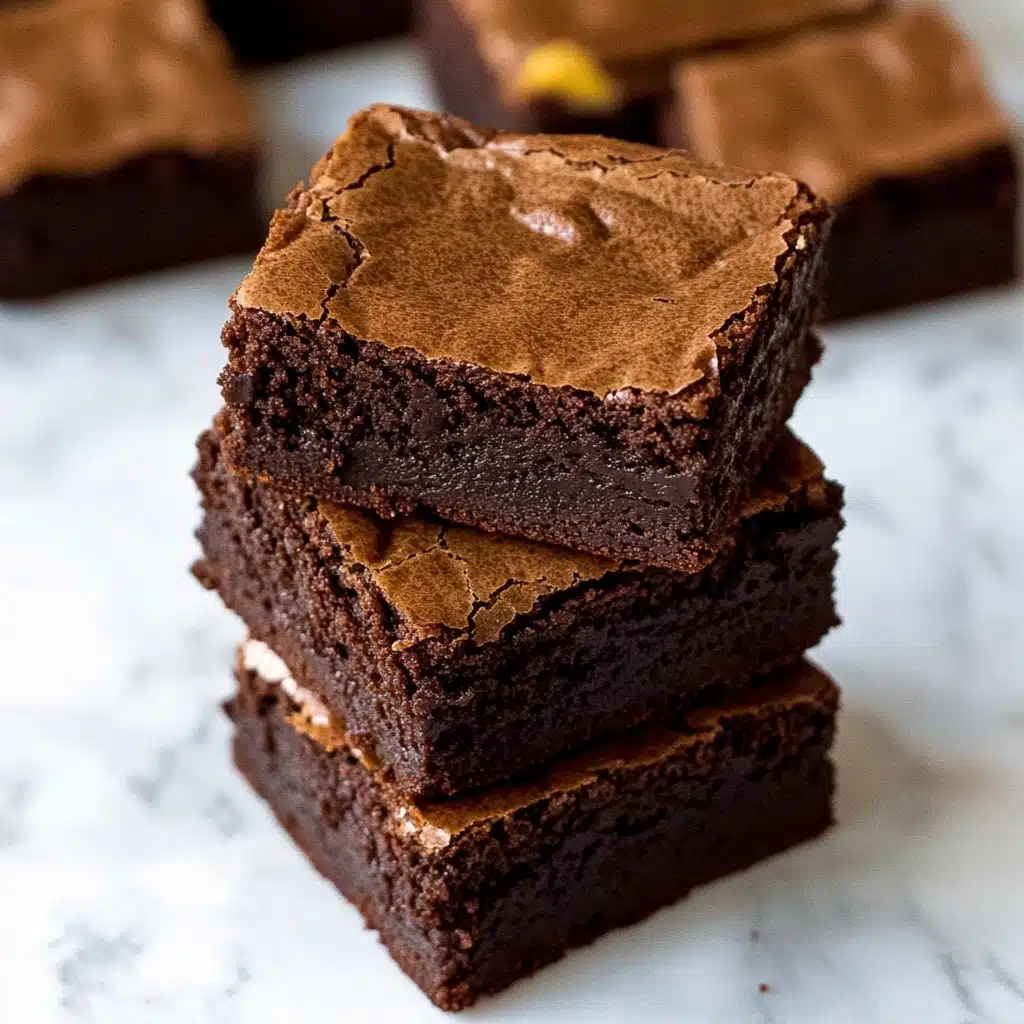 Chocolate Mochi Brownies Recipe - Recipe Image