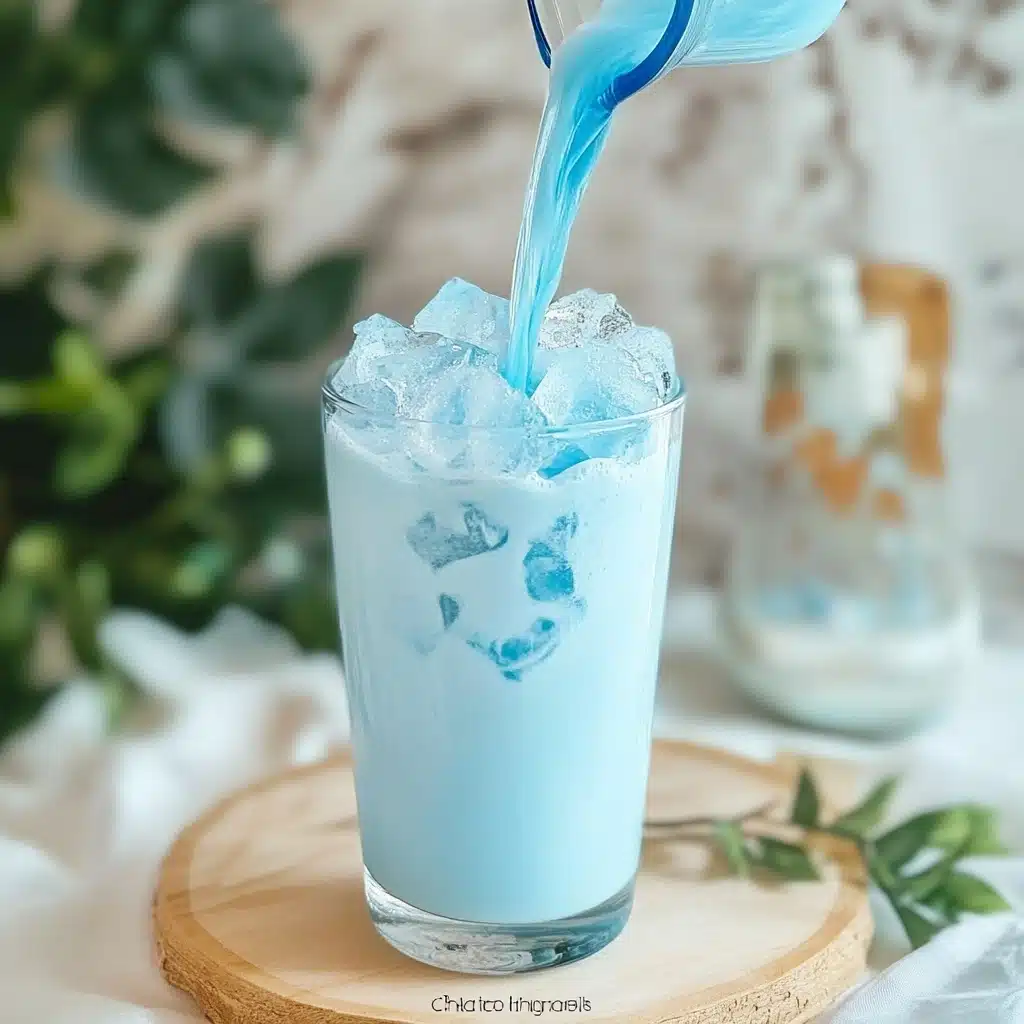 Blue Butterfly Pea Milk Tea Recipe - Recipe Image