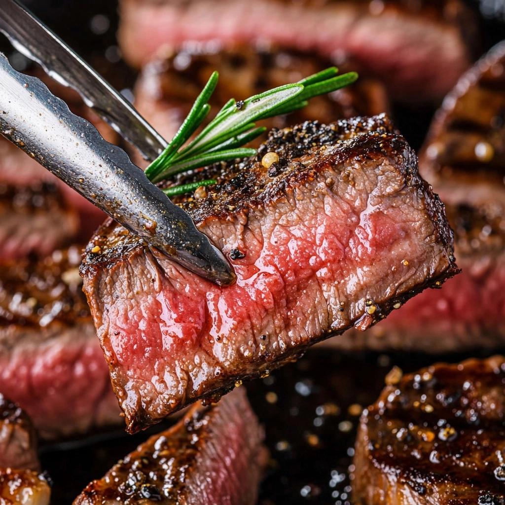 Pan-Seared Steak with Garlic Butter Recipe - Recipe Image