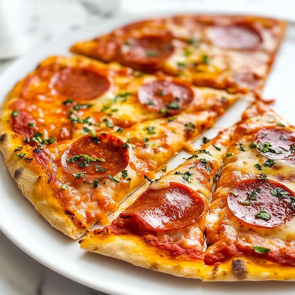 Cottage Cheese Pizza Flatbread Recipe - Recipe Image