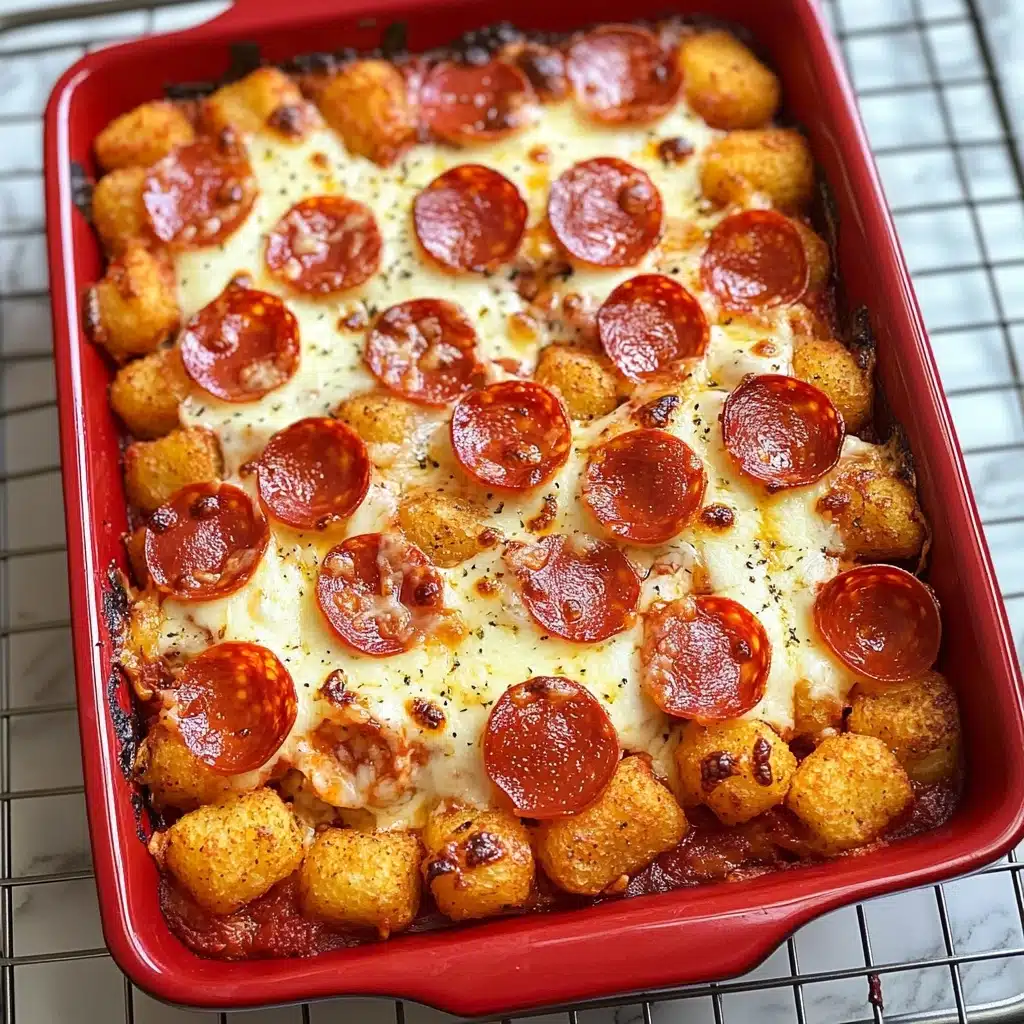 Pizza Tater Tot Casserole Recipe - Recipe Image