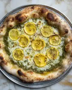 Lemon and Pesto Pizza Recipe