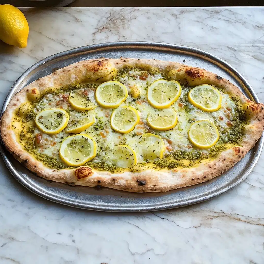 Lemon and Pesto Pizza Recipe - Recipe Image