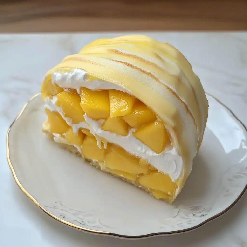 Mango Crepe Roll Recipe - Recipe Image