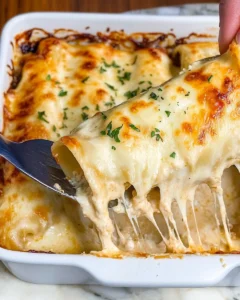 Chicken Alfredo Manicotti Recipe