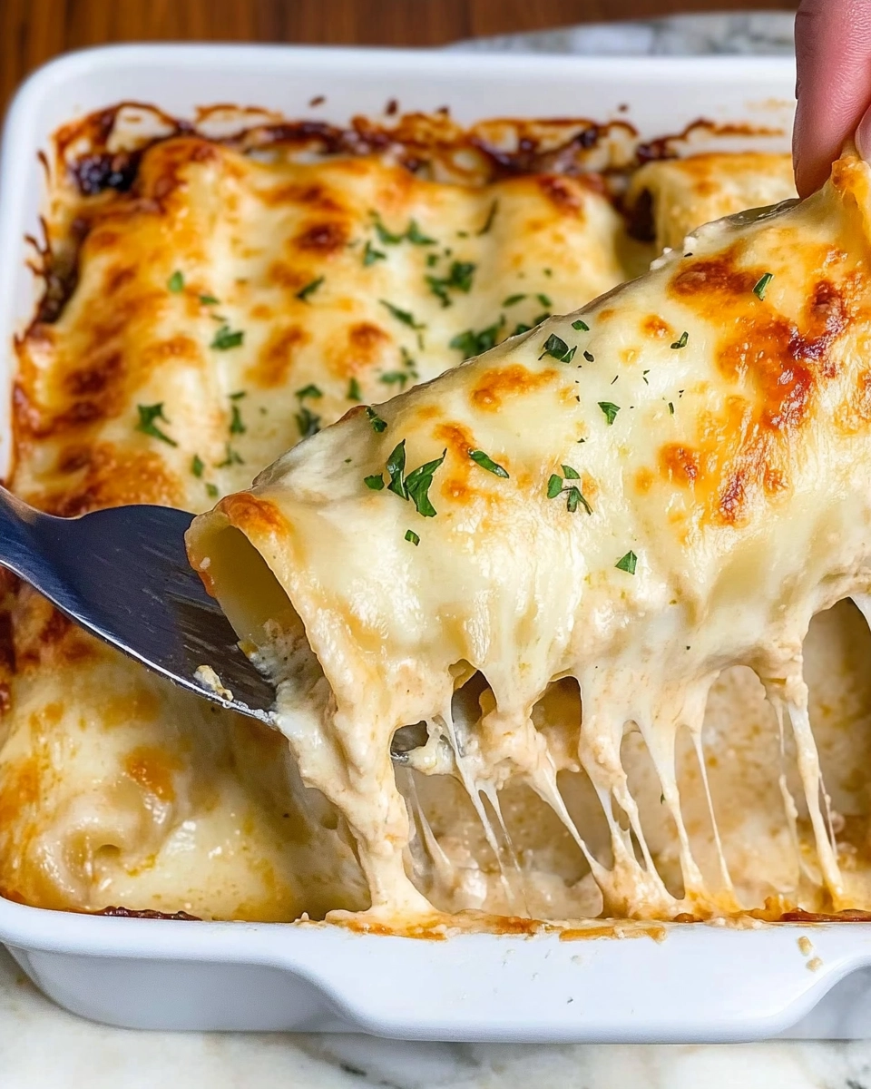 Chicken Alfredo Manicotti Recipe