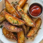 Crispy Baked Potato Wedges Recipe
