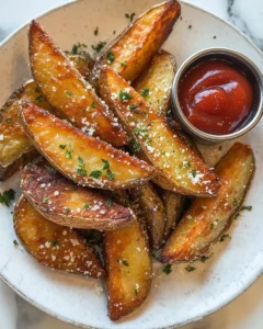 Crispy Baked Potato Wedges Recipe
