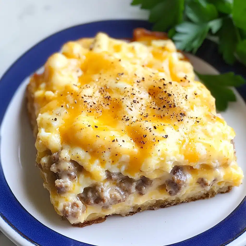 Sausage Gravy Breakfast Pizza Recipe - Recipe Image