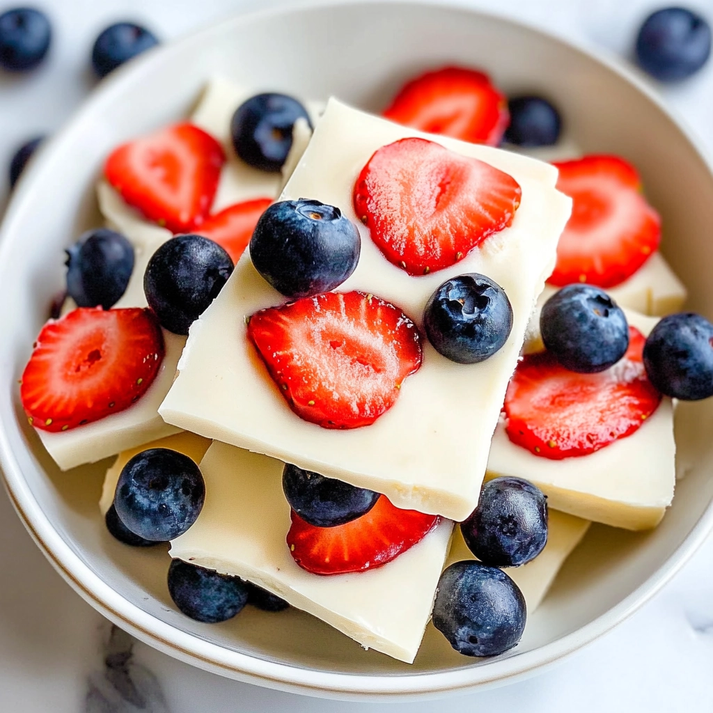 Frozen Yogurt Bark Recipe - Recipe Image
