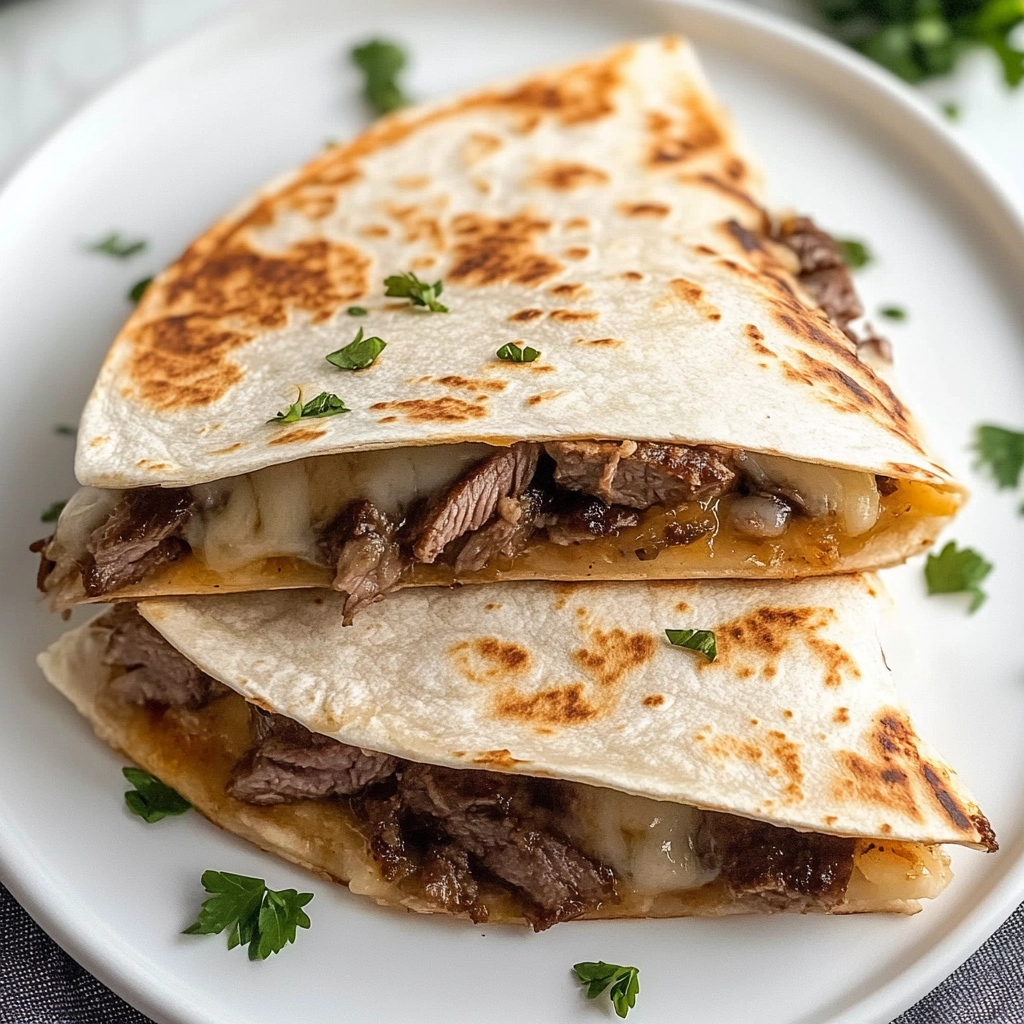 Steak and Cheese Quesadillas Recipe - Recipe Image