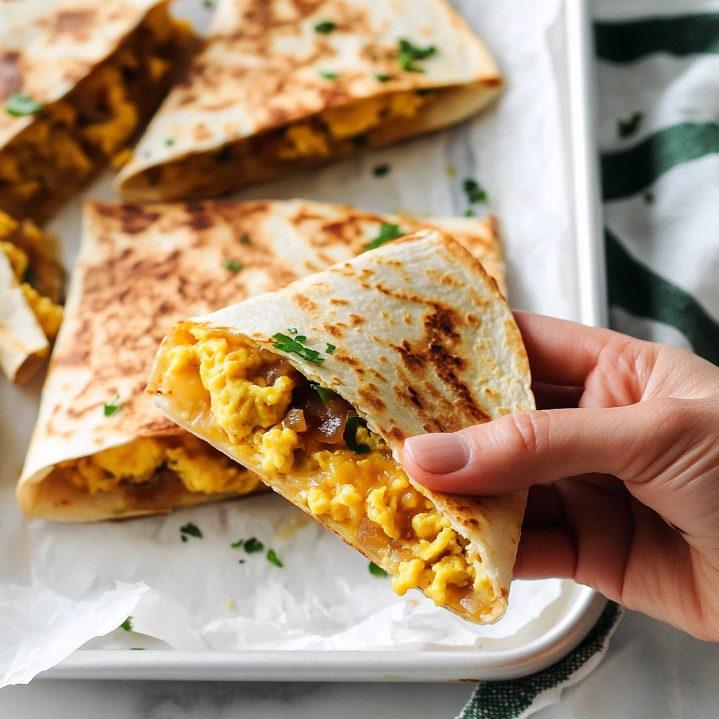 Simple Breakfast Quesadillas Recipe - Recipe Image