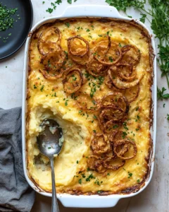 Fried Onion Scalloped Potatoes Recipe