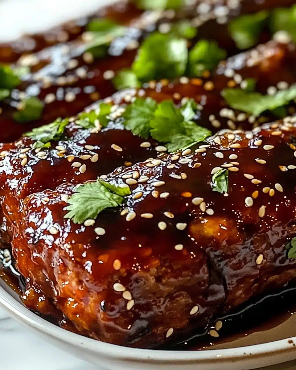 Sweet & Spicy Korean BBQ Meatloaf Recipe