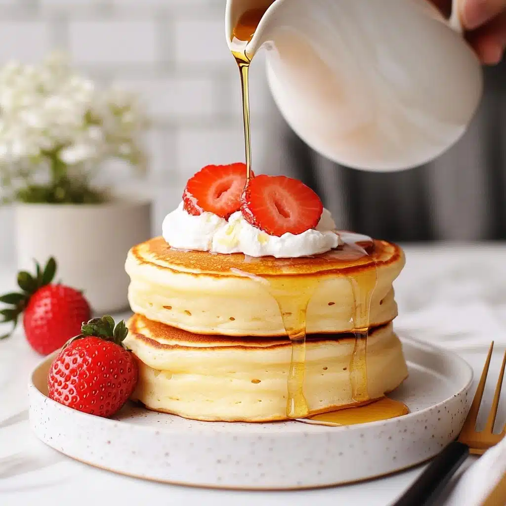 Fluffy Japanese Soufflé Pancakes Recipe - Recipe Image
