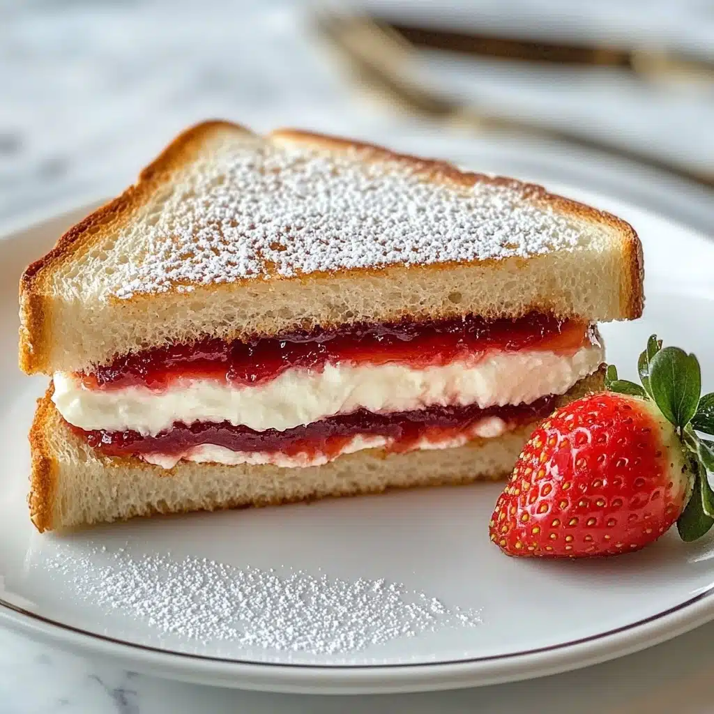 Fried Strawberry Cheesecake Sandwiches Recipe - Recipe Image