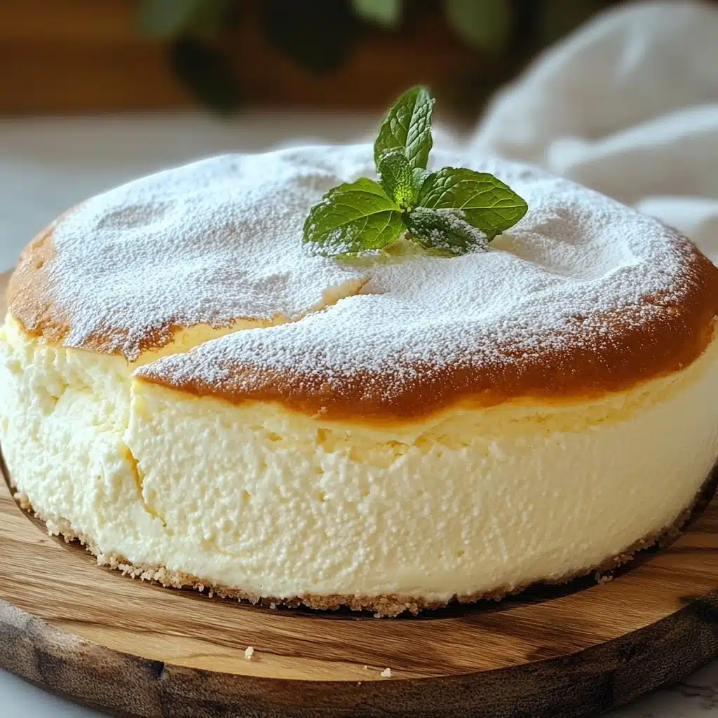 Light & Fluffy Yogurt Cloud Cake Recipe - Recipe Image