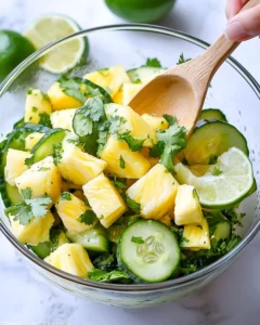 Pineapple Cucumber Salad Recipe