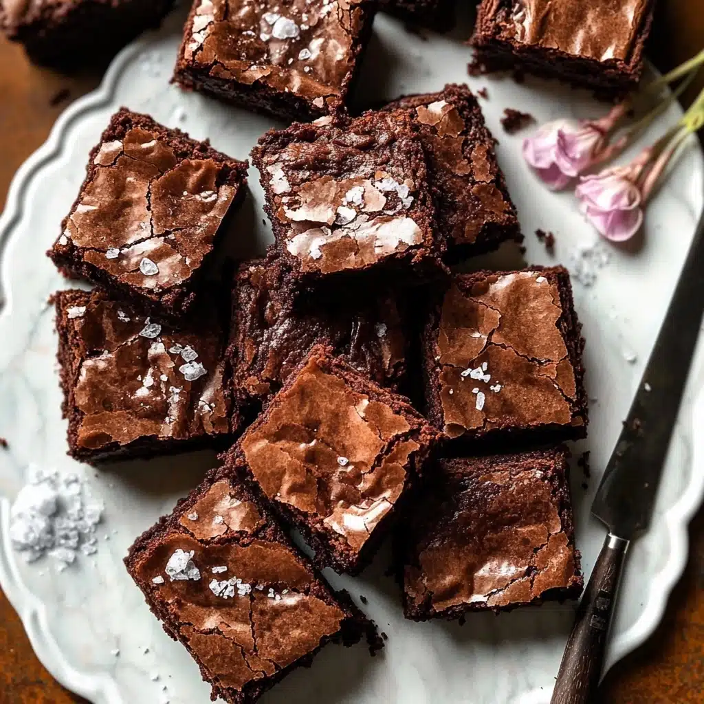 Brown Butter Crinkle Top Brownies Recipe - Recipe Image