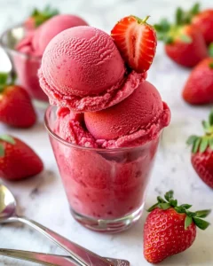 Strawberry Sorbet Recipe