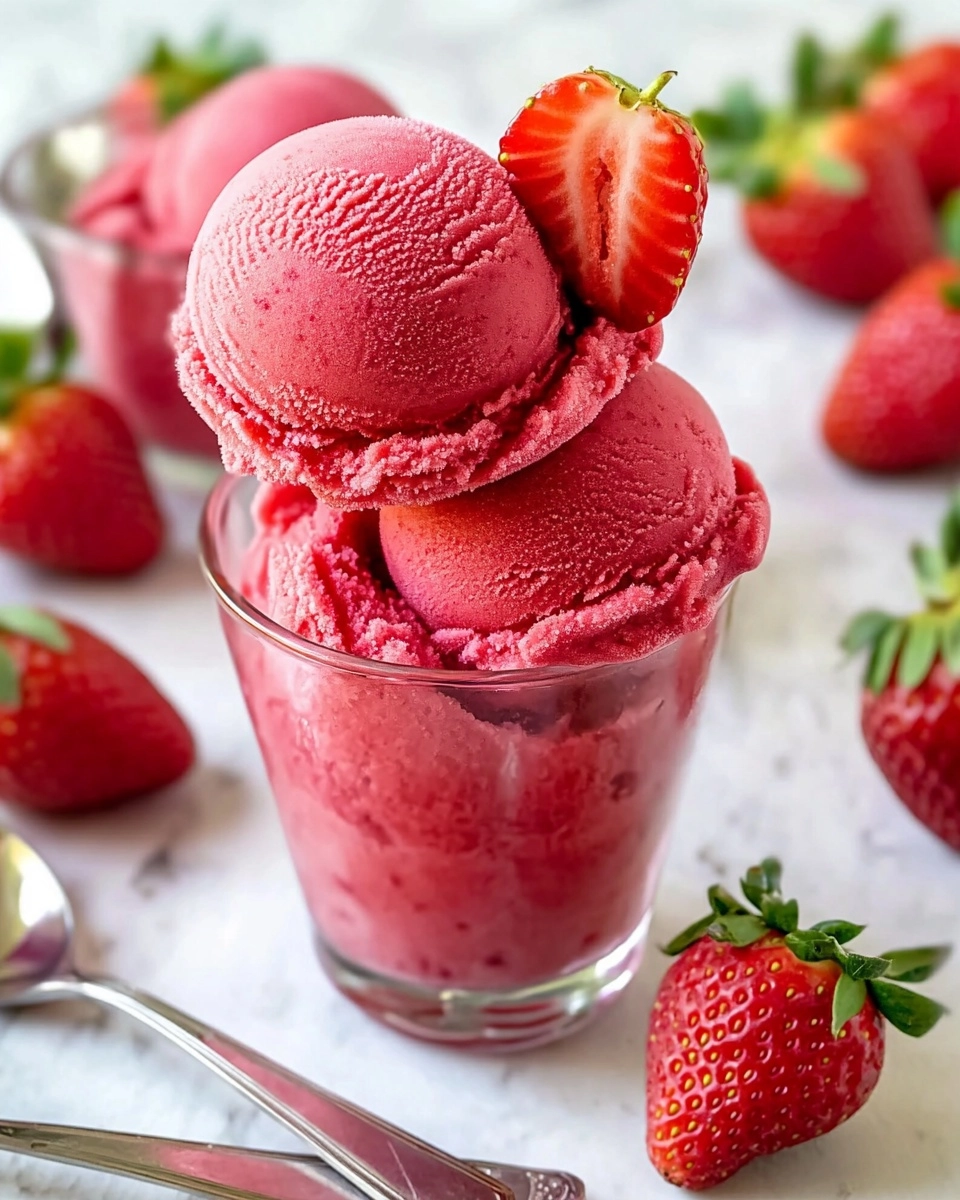 Strawberry Sorbet Recipe