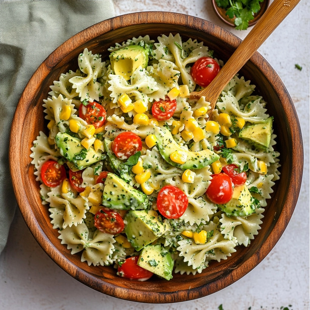 Cilantro Lime Pasta Salad Recipe - Recipe Image
