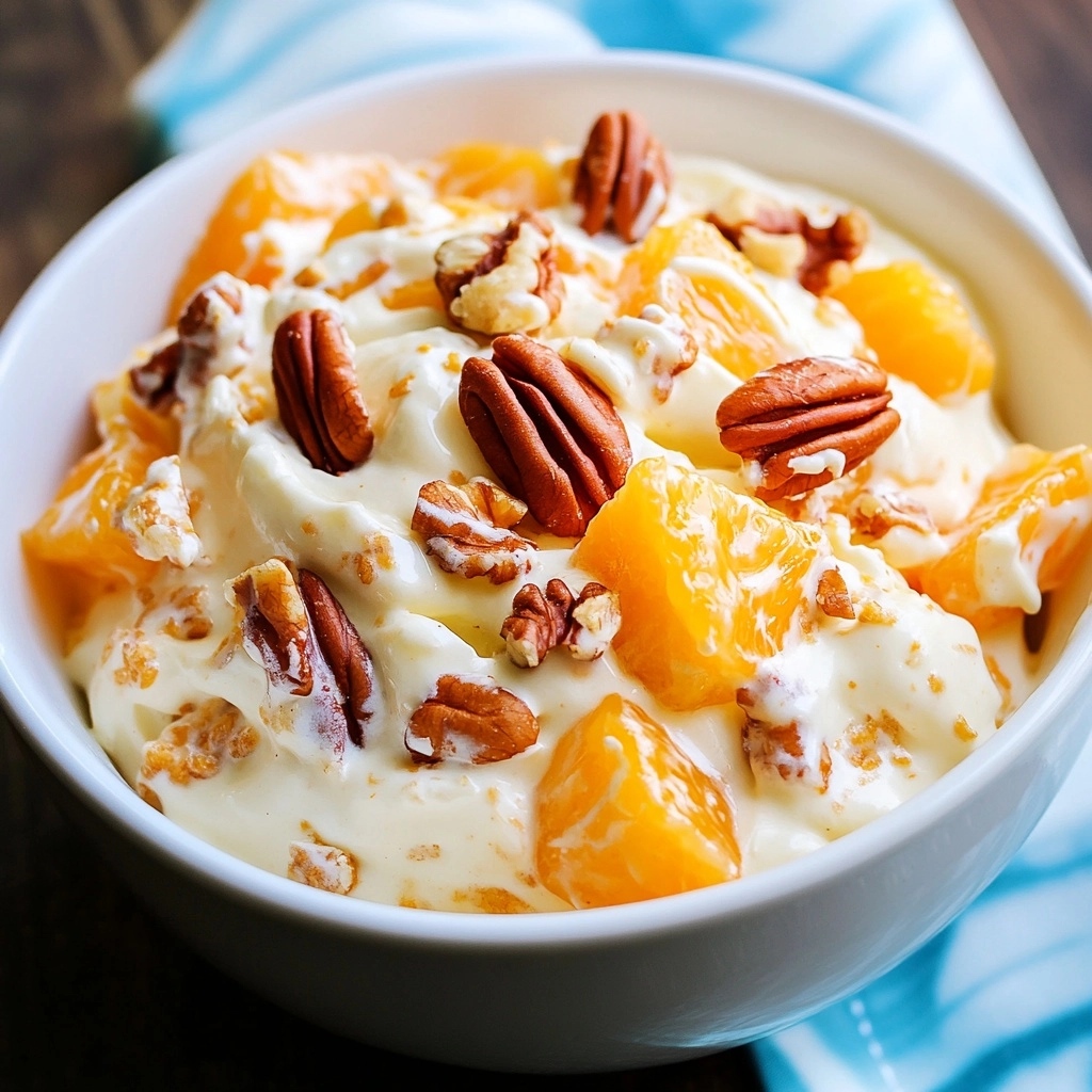 Millionaire Peach Salad Recipe - Recipe Image