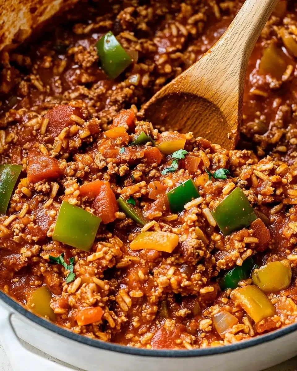 Simple Ground Turkey Pepper Skillet Recipe