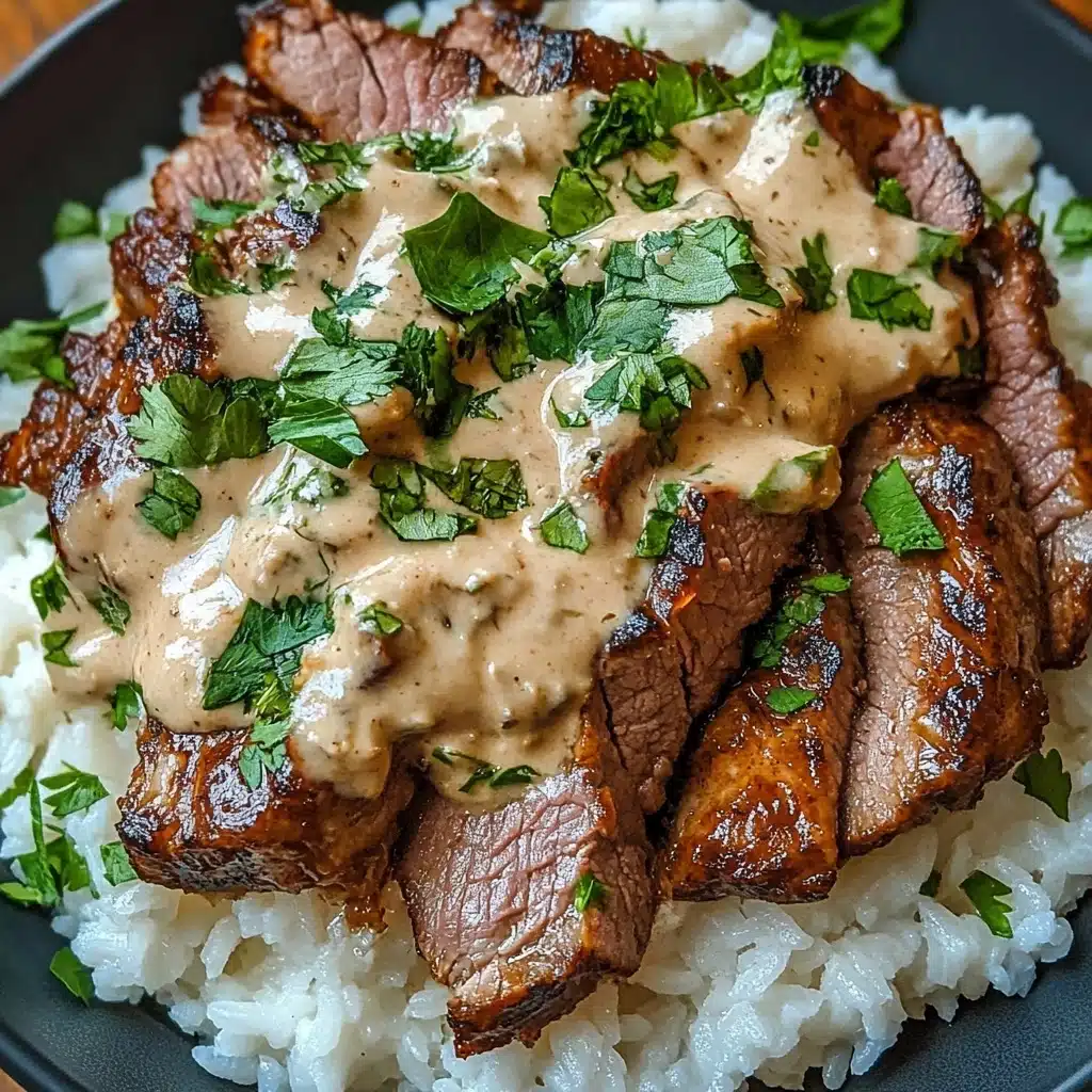 Cheesy Queso Steak Rice Bowl Recipe - Recipe Image