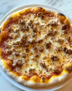 Hot Sausage Feta Honey Pizza Recipe