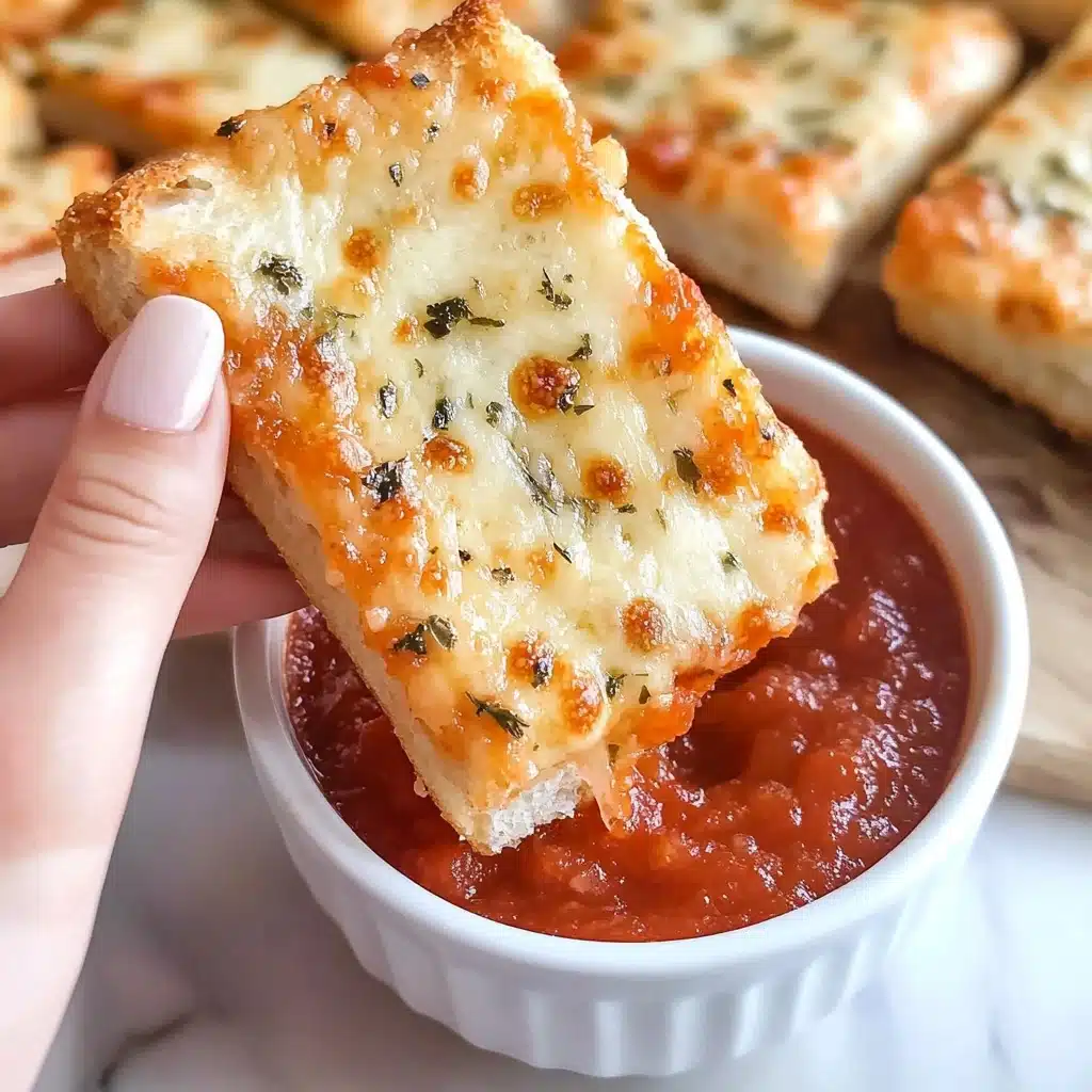 Easy Cheesy Breadsticks Recipe - Recipe Image