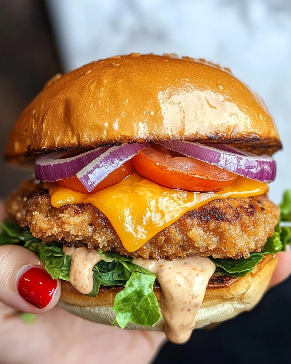 Crispy Chicken Burgers Recipe