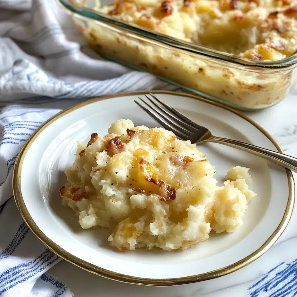 1940s Cheese Potato Onion Casserole Recipe - Recipe Image