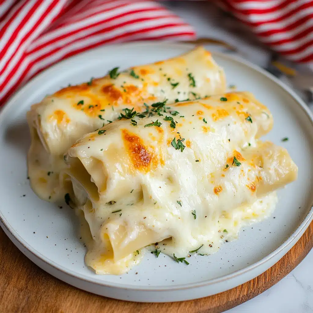 Chicken Alfredo Manicotti Recipe - Recipe Image