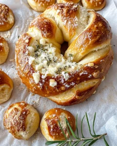 Mozzarella-Stuffed Soft Pretzels Recipe