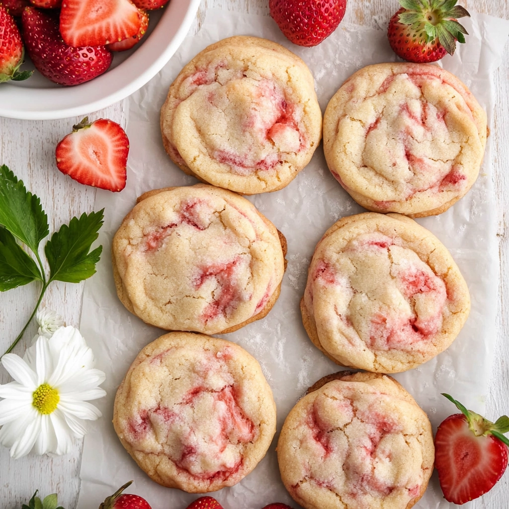 Strawberry Cheesecake Cookies Recipe - Recipe Image